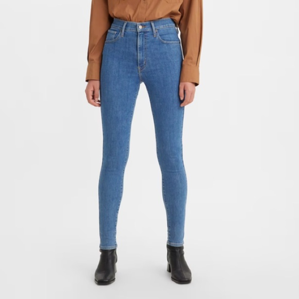 Levi’s mile high super skinny size 25 medium wash